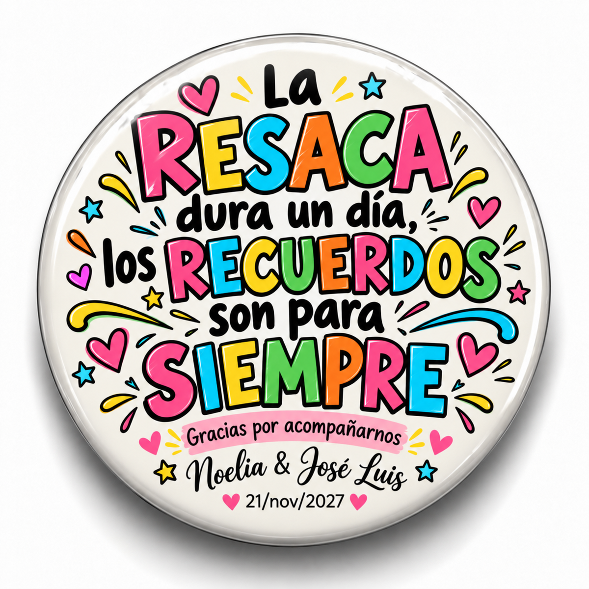 FOTOBOTON PERSONALIZADO DISEÑO #7429-10 BODAS