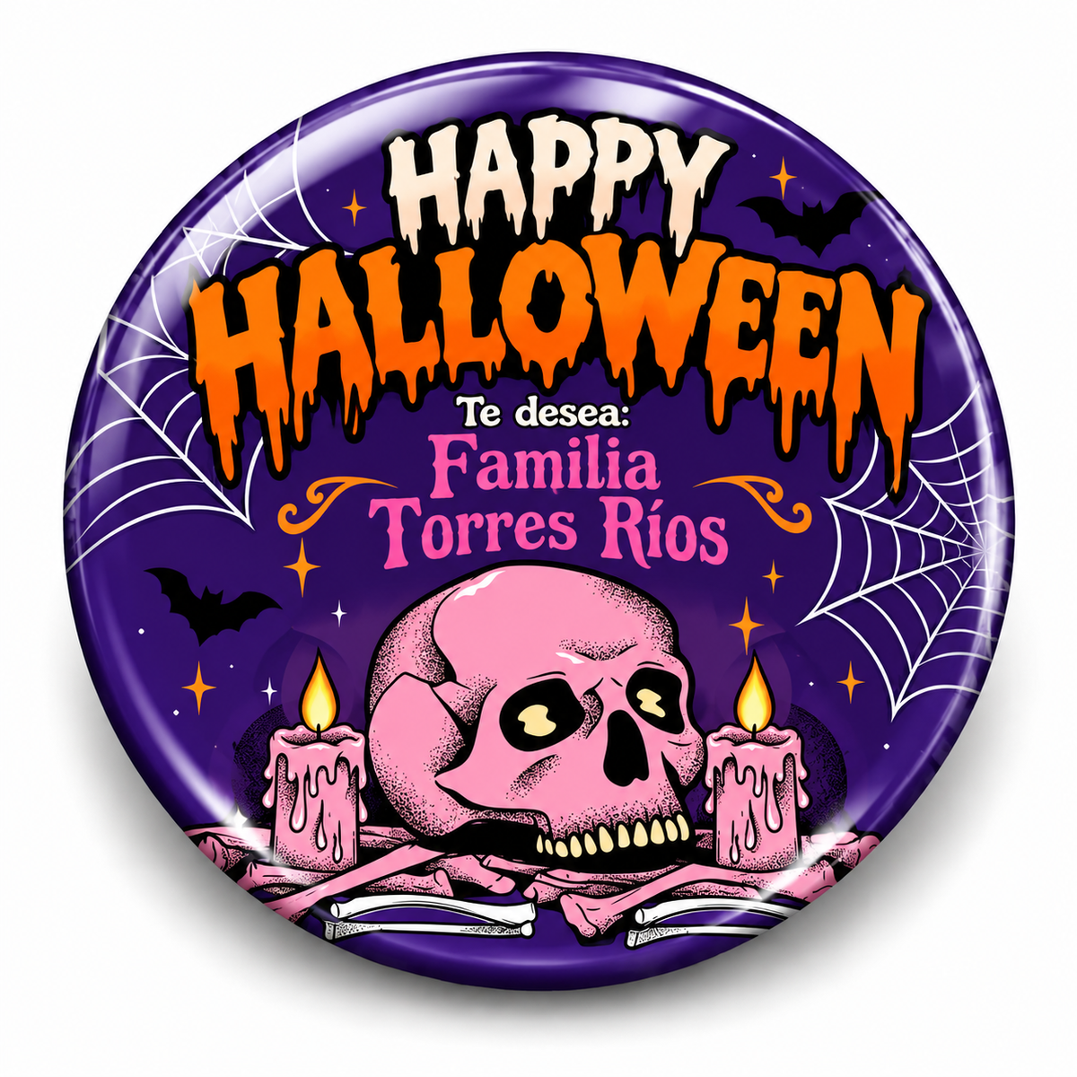 FOTOBOTON PERSONALIZADO DISEÑO #123 HALLOWEEN