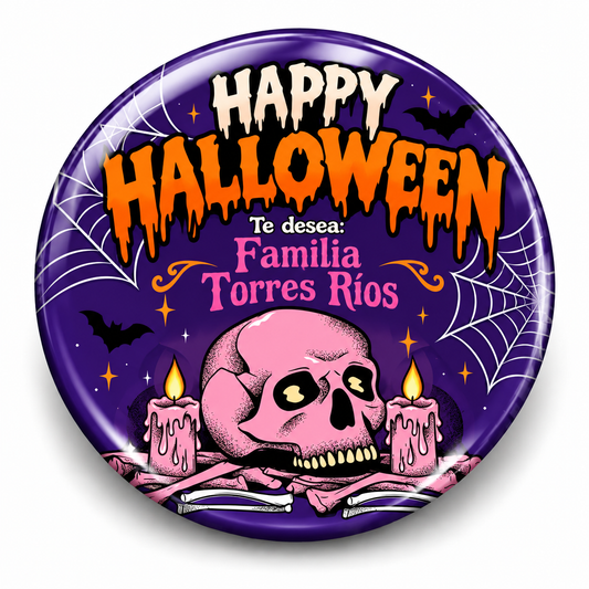 FOTOBOTON PERSONALIZADO DISEÑO #123 HALLOWEEN