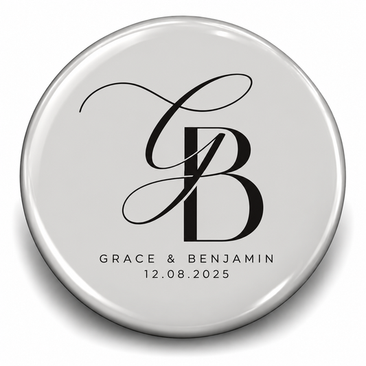 FOTOBOTON PERSONALIZADO DISEÑO #7429-2 BODAS
